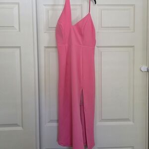 Hello Molly "Speed It Up" Midi Dress - Pink